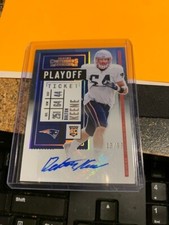 2020 PLAYOFF TICKET AUTOGRAPH DALTON KEENE 13/99 ~ #183 NEW ENGLAND 