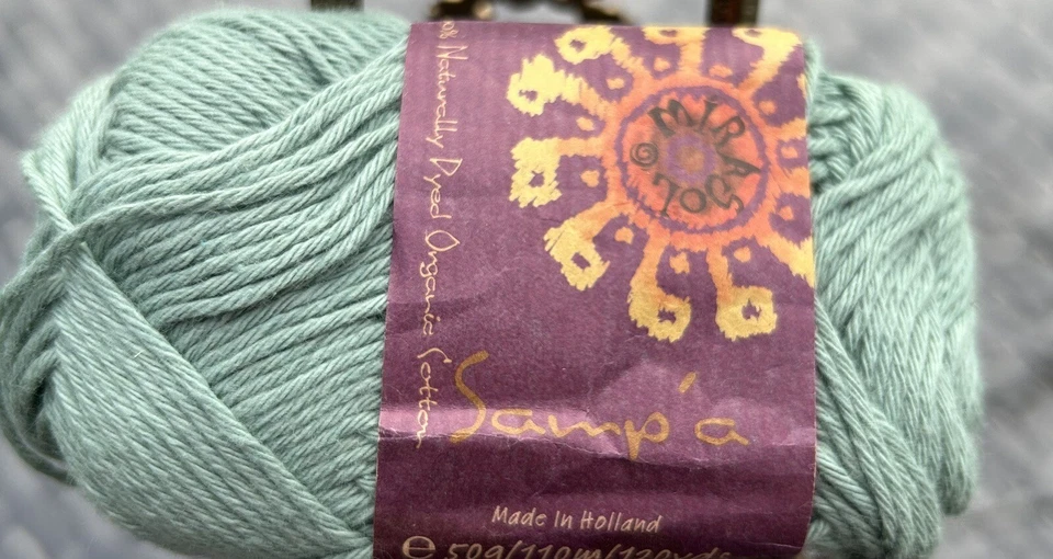 Lote de 9 hilos de algodón Mirasol verde salvia 120 yardas Foto 2 de 3