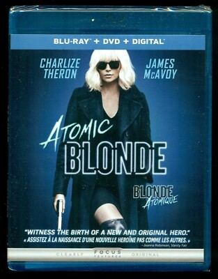 ATOMIC BLONDE - 1 BRAND NEW BLU-RAY +DVD + DIGITAL 4K ULTRA HD - BILINGUAL