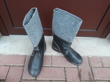 ORIGINALE SCHM&Ouml;LLNER FILZSTIEFEL GR&Ouml;SSE 27   AUS NACHLASS HAUSHALT   SCHAUT MAL