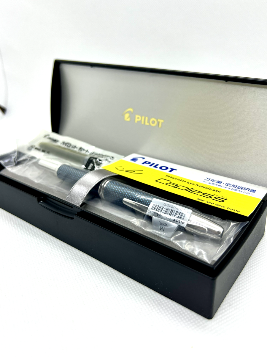 Pilot CAPLESS Fountain Pen KASURI （絣） Blue Medium Nib FCN-2MR 