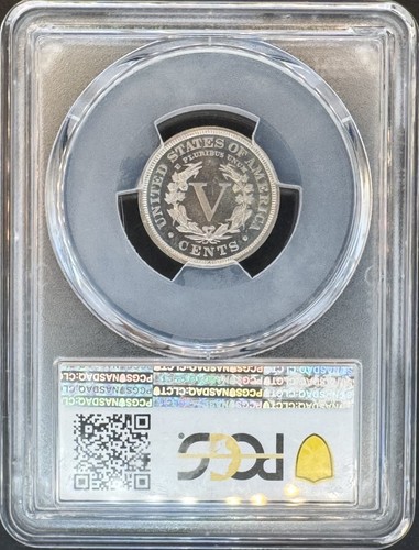1901 5C (Proof) Liberty Head Five Cents PCGS Gold Shield PR65 3899 - Picture 6 of 6