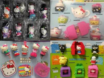McDonald's HELLO KITTY 2019, 2018 & 2015 & HELLO SANRIO 2016