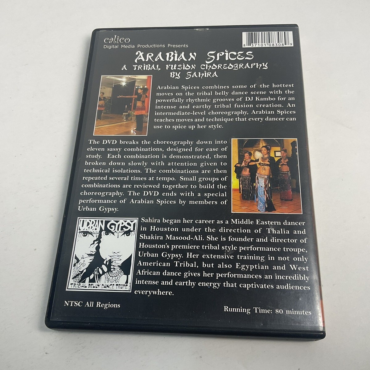 【中古】 Arabian Spice: A Tribal Fusion Choreography Arabian Spices (DVD) Sahira Tribal Fusion Choreography 80