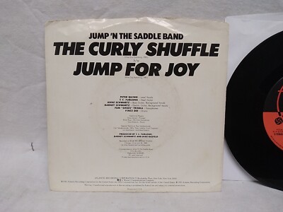 Jump N The Saddle Band The Curly Shuffle 45 RPM Atlantic records 7