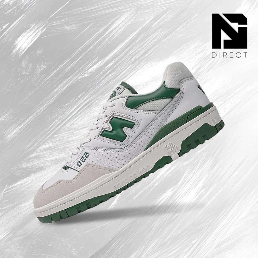 New Balance 550 Sneakers in Cream and Green New Balance Lifestyle 550 Sneakers - Permafrost/Dark Alpine  main image 3