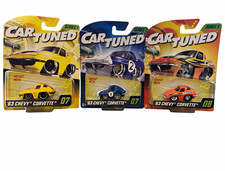 CarTuned Series 1-3  63 Chevy Corvette Lot of 3 Yellow-Blue-Orange 07  08