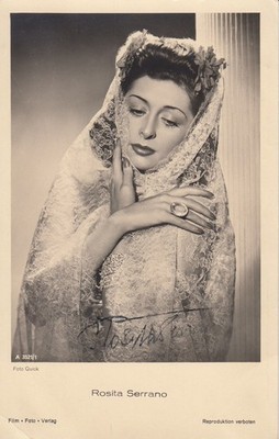 Rosita Serrano 9x13 cm Signiertes Foto | Autogramm / Autograph [EW]