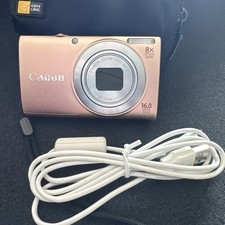 Canon PowerShot A4000IS fotocamera digitale 16 MP 8x ottica rosa oro rosa *testata