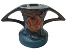 Roseville Magnolia Blue Vintage Art Pottery Ceramic 49 Flower Frog JB2E