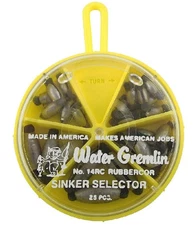 Water Gremlin Rubbercore Sinker Selector 14RC 