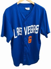 Vintage Las Vegas 51’s MILB New York Mets MLB Affiliate Wally Backman Jersey XL