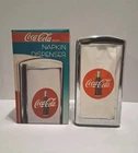Vintage 1992 Diner Coca-Cola Coke 50s Style Retro Napkin Dispenser with Napkins