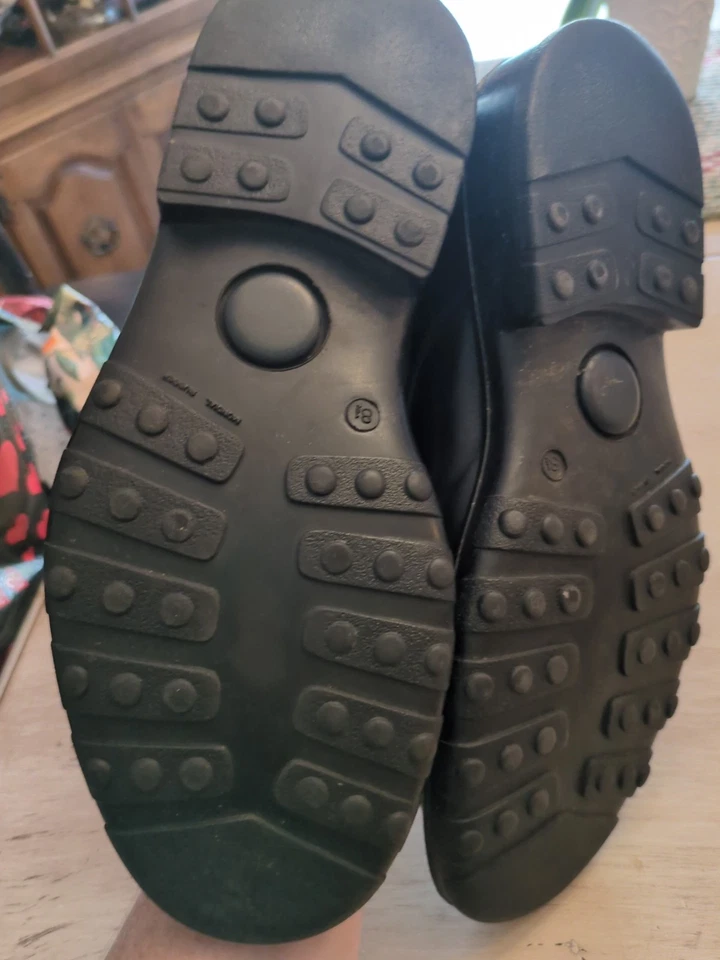 Botas chukka italianas de cuero negro J Crew para hombre talla 8,5 resistentes a la intemperie Foto 3 de 4