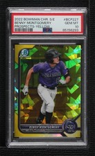 2022 Bowman Chrome Sapphire Edition Yellow /50 Benny Montgomery PSA 10 0c6