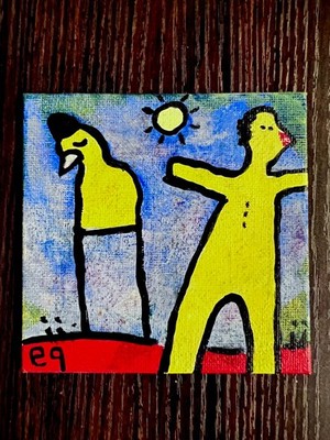 e9Art 4x4 'a sudden sense of their own disintegrating love' outsider art brut