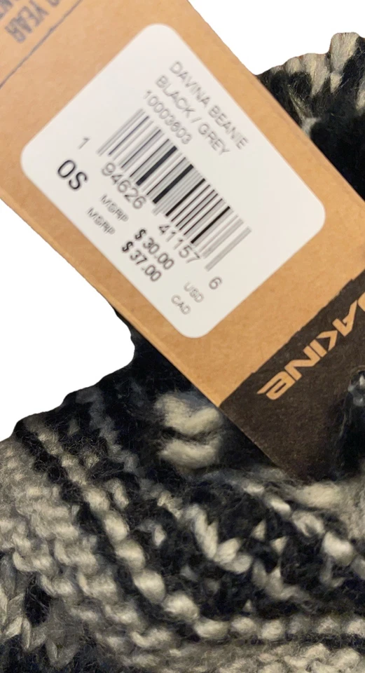 Nuevo gorro Dakine negro y gris Foto 2 de 4