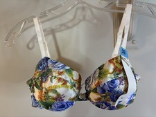 NEW VTG Dead Stock Jaclyn Smith Floral Bra 34B Underwire 80  s