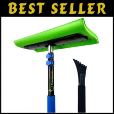 Scratch-Free Snow Removal Kit | Extendable Pole & Foam Head