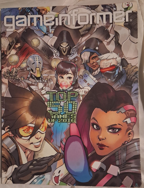 Game Informer December 2016 Issue 280 Overwatch Cover Illustrated Video Games