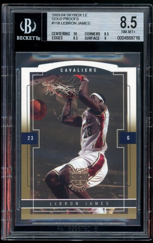 LeBron James [Gold Proof] #118 2003 Skybox LE card