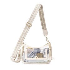 Clear Bag for Stadium Events, Clear Purses for Women, Crossbody Stadium Appro...
