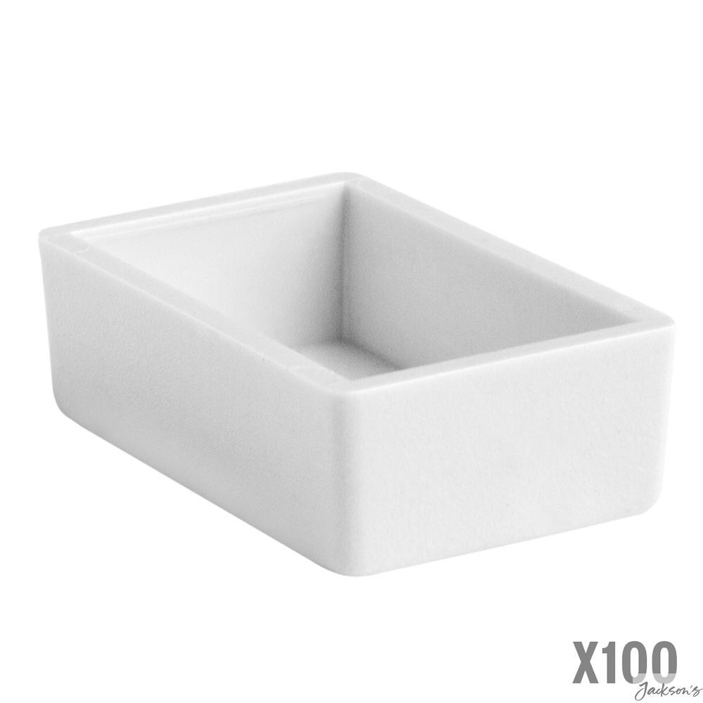 Jackson's : Empty Plastic Full Pan : Set of 100 : 19 x 30 x 9mm Watercolour P...