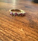 Vintage 925 Sterling Silver Gem Ring - Size 5
