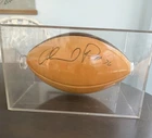 Orlando Pace Signed Auto Official Wilson NFL Football HOF SB Champ Rams w/ Case