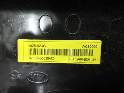 2023 Kia Picanto GT-Line MK3 NSF Pasenger Side Front Door Card