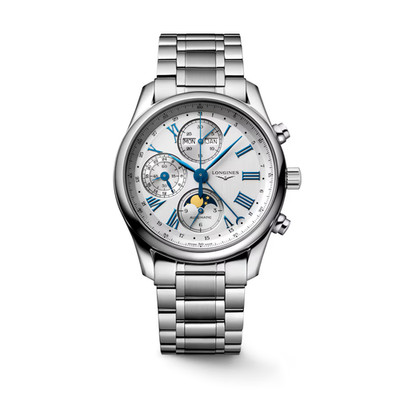 Longines Master Collection Chrono Moonphase 40mm Silver Dial Watch L26734716