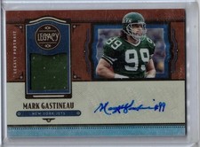 2021 Panini Legacy Ruby Mark Gastineau NY Jets Legend Patch Auto /50