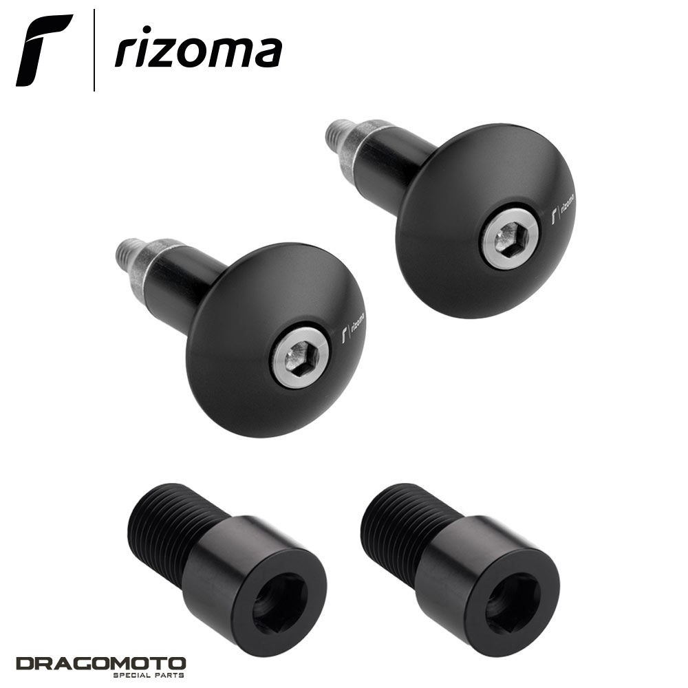 Embouts guidon T-Max 530 Rizoma noir pour sublimer vos trajets urbains quotidiens