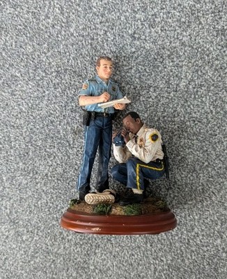 Polizei Forensiker CSI AMERICAS HEROES Figur Resin Statue 7'' Tatort 