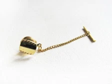 Vintage Mid Century MCM Costume Gold Tie Tack