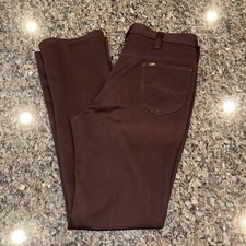 Vintage 70s 35x33 Lee Pants Workwear Trousers USA Flare Talon Era
