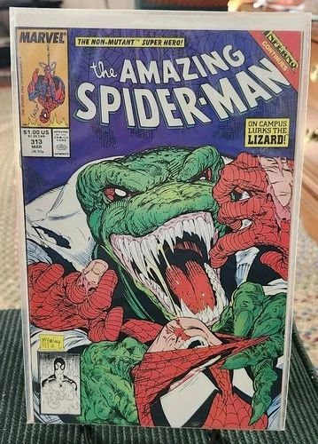 Amazing Spider-Man #313 (1989 Marvel Comics) VF Todd McFarlane