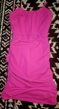 Emerald Sundae Sz Small Pink Ruched Bodycon Mini Dress Corset Bodice Homecoming