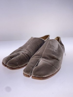 Maison Margiela Tabi Babouche Shoes Brown Velvet Size 42 S57WR0051