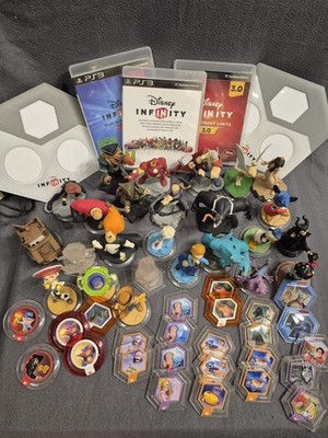 Große Disney Infinity Sammlung   Figuren, Discs, Spiele   PS3 Blitzversand