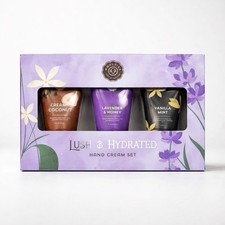 3 Pc Hand Cream Gift Set Coconut Lavender Vanilla Mint Moisturizing New