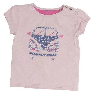 Kite, T-shirt, Größe: 92, Pink/Blau/Weiß, Elasthan/Bio-Baumwolle, Blumen #kml