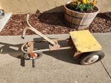 VTG Late 1950's Irish Mail Child Kid Push  Pull Riding Toy - Plastic Block City