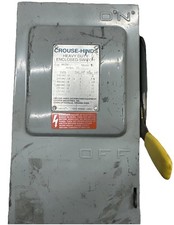 240-480-600V Fused Disconnect Switch 30A 30 AMP 3 Pole 5 HP Crouse Hinds