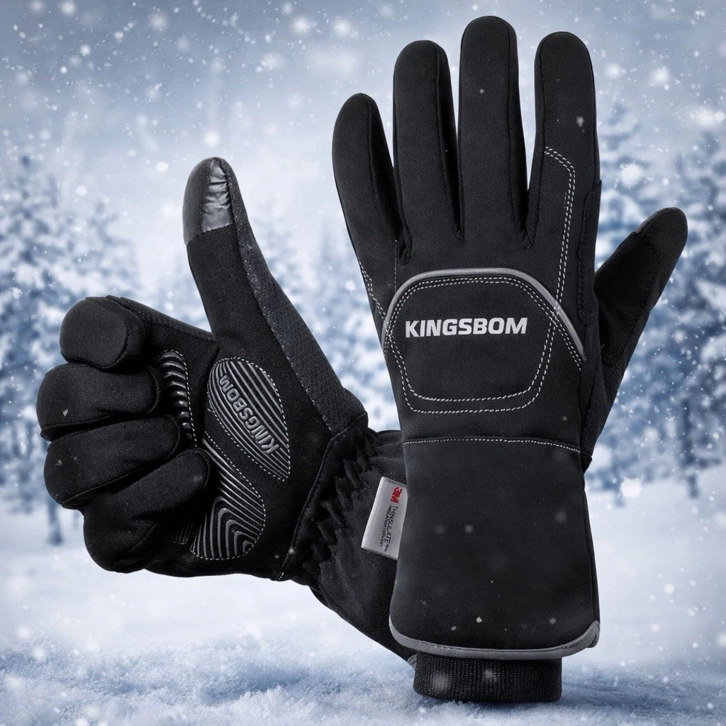 KINGSBOM -40F° Waterproof & Windproof Thermal Gloves - 3M Thinsulate Winter
