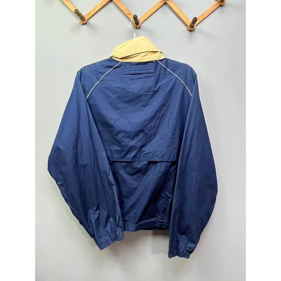 Chaqueta Bomber Deportiva Regatta Para Hombre Mediana Retro Cremallera Completa Azul Marino Bordada Ventilada Foto 2 de 4