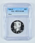 1992-S Kennedy Half Dollar Silver PR70 DCAM ICG *7544