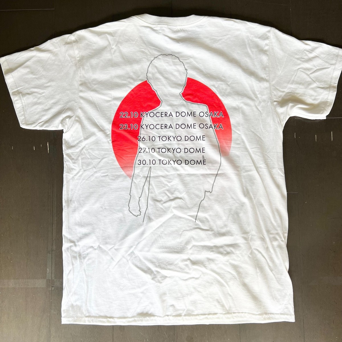 Bruno Mars Japan Tour 2022 Official Goods Merch T-shirt Size
