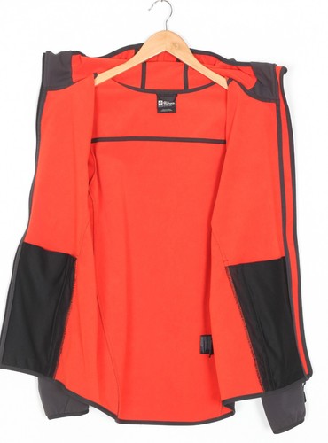 JACK WOLFSKIN Bornberg giacca soft shell uomo taglia M UK 40 EU 50 con cappuccio MJ5801 - Foto 4 di 11