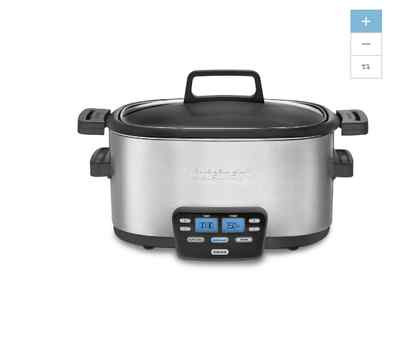 Cuisinart MSC600 6-Quart Slow Cooker Silver for sale online